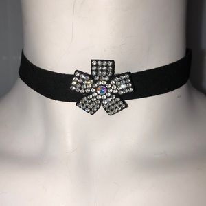 Jewelry - Faux Suede Choker w/Crystal design Jewelry - Faux Suede Choker w/Crystal design